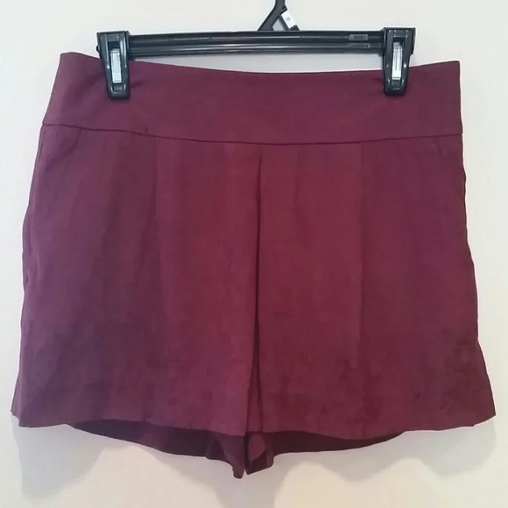 Ann Taylor Loft Rose Jacquard Skort Shorts EUC sz 2